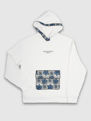PRAIA_HOODIE_POCHE_BLANC