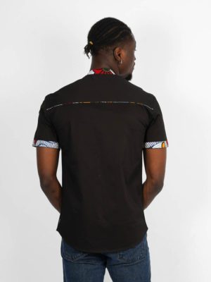 CHEMISE_MAO_NOIRE_MANCHES_COURTES_WAX_ABIDJAN_3