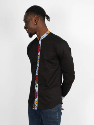 CHEMISE_MAO_NOIRE_MANCHES_LONGUES_WAX_ABIDJAN_2