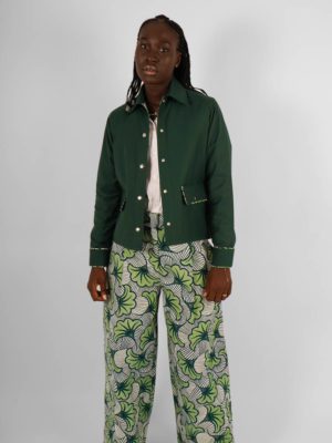 VESTE_LISERE_WAX_FEMME_VERT_1